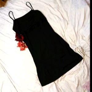 Black rocket candy tassel embellished dress medium